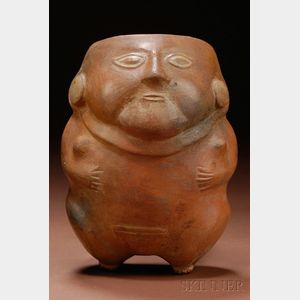 Pre-Columbian Pottery Effigy Figure