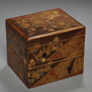Kodai-ji Lacquer Three-tier Box