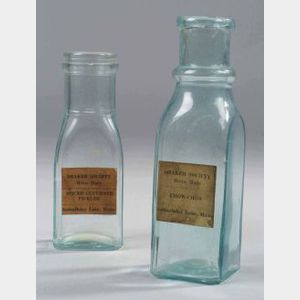 Two Bottles with Shaker Labels