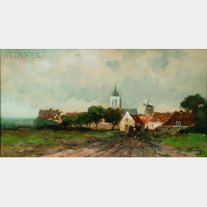 Willem Cornelis Rip (Dutch, 1856-1922) Leaving Town