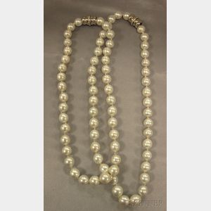 Two Freshwater Pearl Necklaces