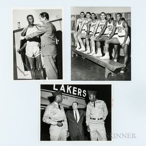 Three Press Photos of the Minnesota Lakers. 