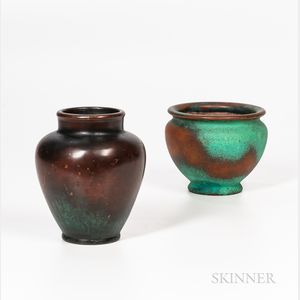 Two Clewell Pottery Vases