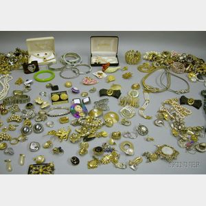 Large Groups of Assorted Vintage to Modern Costume Jewelry