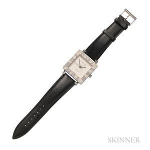 Sterling Silver "Atlas" Wristwatch, Tiffany & Co.