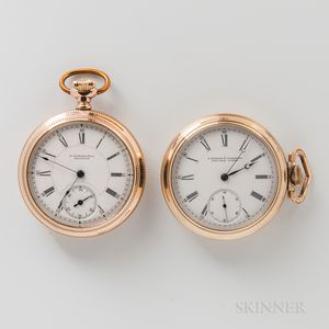 Two E. Howard & Co. Open-face Watches