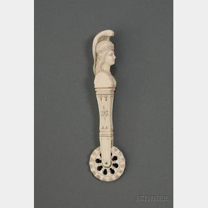 Carved Ivory Jagging Wheel