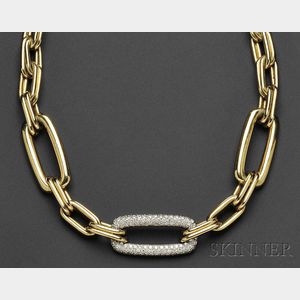 18kt Gold and Diamond Necklace, M. Stowe
