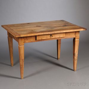 Neoclassical Fruitwood Writing Table