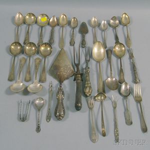 Miscellaneous Group of Sterling Silver Flatware