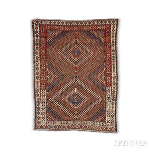 Kurdish "Eye-Dazzler" Carpet