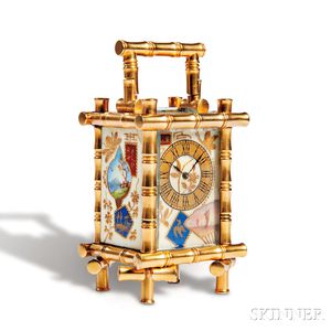 Miniature Porcelain Carriage Clock