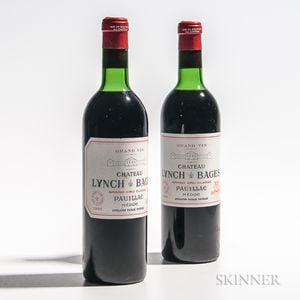Chateau Lynch Bages 1966, 2 bottles