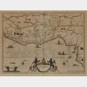 Guinea. Johannes Janssonius (1588-1664) Guinea