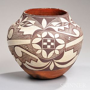 Acoma Painted Pottery Jar