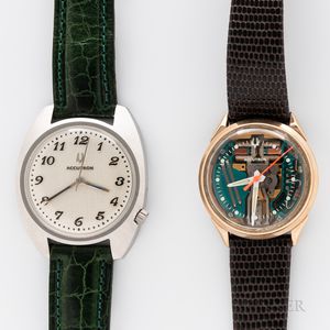 Two Bulova Accutron Wristwatches