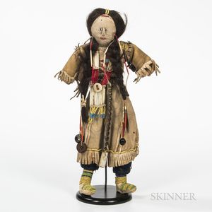Southern Plains Beaded Hide Doll