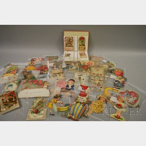 Collection of 19th and 20th Century Paper Valentines