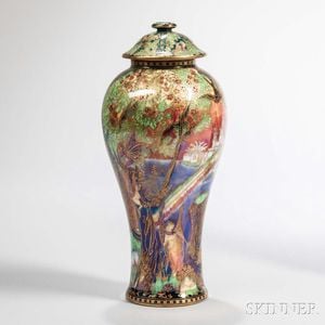 Wedgwood Fairyland Lustre Rainbow Vase and Cover