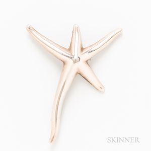 Elsa Peretti, Tiffany & Co. Sterling Silver Starfish Brooch