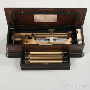 B.A. Bremond Interchangeable Mandoline Forte Cylinder Musical Box