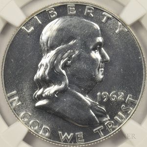1962 Franklin Half Dollar, NGC Certified Proof-69