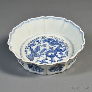 Blue and White Dish
