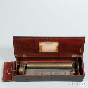Alphonse Malignon Key-wind Cylinder Musical Box