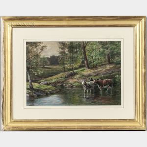 James Brade Sword (American, 1839-1915) On the Upper Brandywine Creek