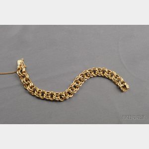14kt Gold Curb Link Bracelet