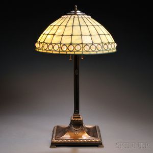 Tiffany Studios Mosaic Glass Lamp Shade