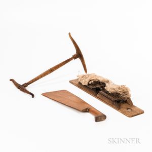 Three Wooden Textile-related Tools