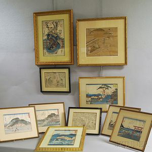 Ten Japanese Prints and Paintings
