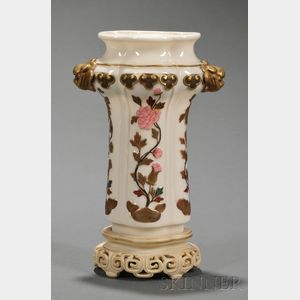 Royal Worcester Porcelain Japanese-style Vase