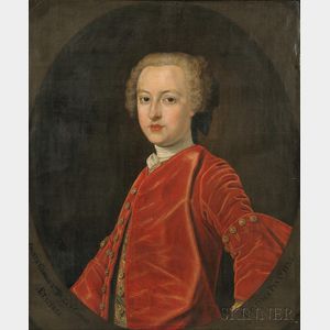 John Alexander (Scottish, c. 1690-c. 1765) Cosmus George 3rd Duke of Gordon