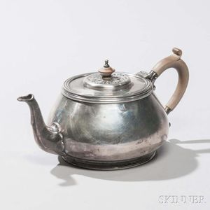 Elizabeth II Sterling Silver Teapot