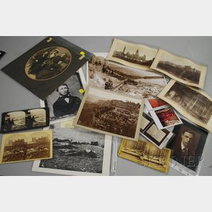 Fourteen Stereoviews, Photographs, and Photographic Reproductions