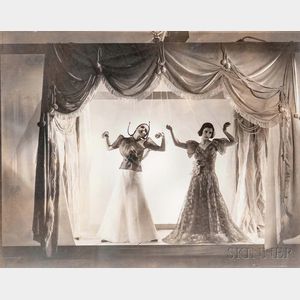 Cecil Beaton (British, 1904-1980) Mock Puppet Theatre (Angelica Welldon and Nina Matleva) for Vogue