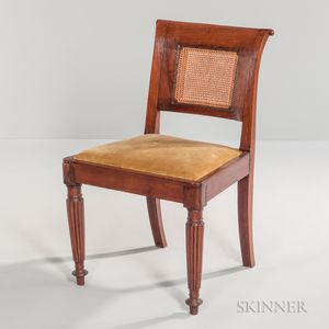 Neoclassical Rosewood Side Chair
