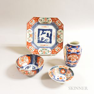 Four Pieces of Imari Porcelain