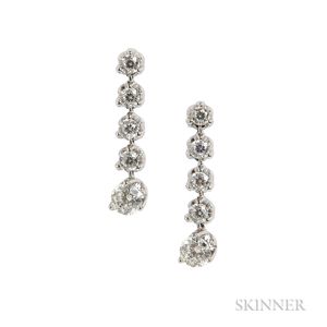 18kt White Gold and Diamond Earrings, Roberto Coin