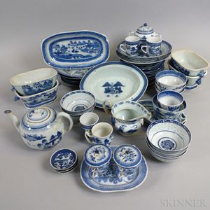 Group of Canton Porcelain Tableware. 