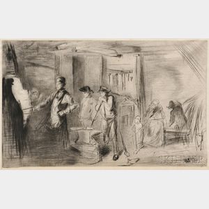 James Abbott McNeill Whistler (American, 1834-1903) The Forge