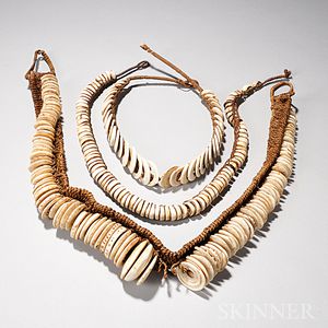 Three New Guinea Shell Necklaces