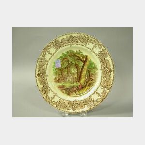 Clarice Cliff Designed Royal Staffordshire Landscape Plate.