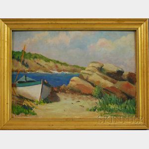 Elizabeth Galbraith Jewell (American, 1874-1956) Gull Rock, Perkins Cove, Ogunquit, Maine