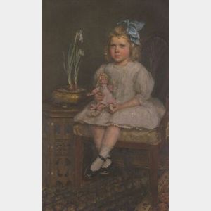 Lee Lufkin Kaula (American, 1865-1957) Portrait of Hathaway Stetson