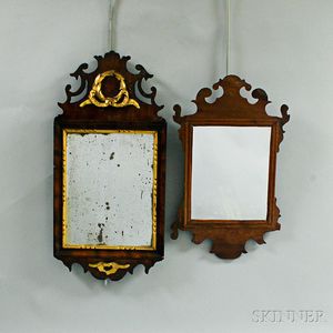 Two Mahogany Mirrors