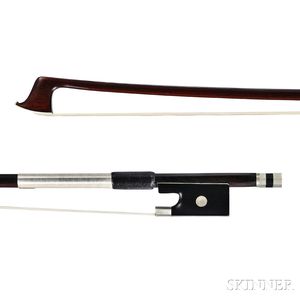 French Nickel-mounted Viola Bow