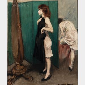 Raphael Soyer (American, 1899-1987) Dressing Room
